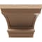 Ekena Millwork 6"W x 12"D x 6"H Wide Diane Rough Cedar Woodgrain TimberThane Corbel, Primed Tan CORUR06X12X06DIARCPR - alternate 5